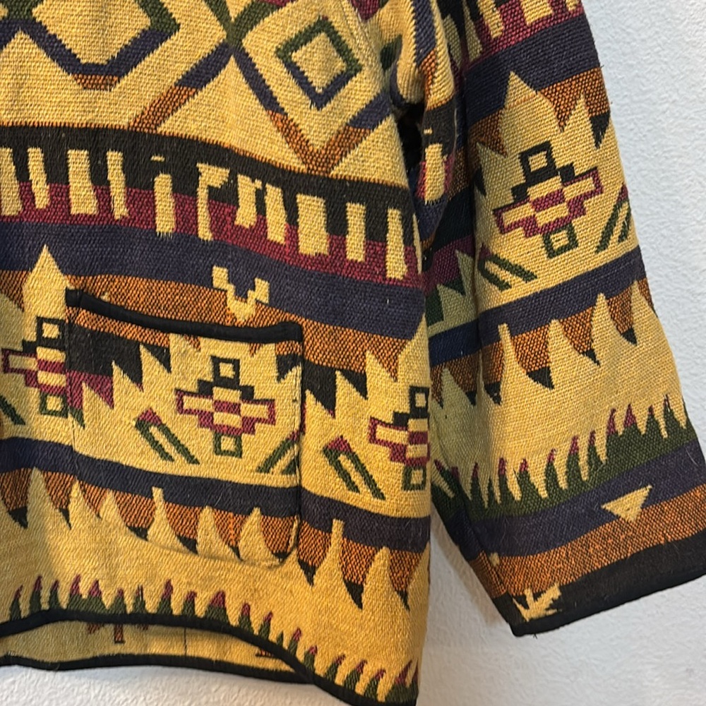 Jane Ashley Tribal Pattern Jacket - image 2